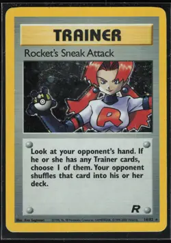 Pokemon TCG Team Rocket #16/82 Rocket's Sneak Attack (16) - Image 1