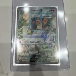 Pokemon Charmander 044 Scarlet & Violet Promo Full Art Holo English TCG Card - Image 1