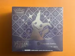 Pokemon Scarlet & Violet Paldean Fates Pokemon Center ETB Elite Trainer Box - Image 1