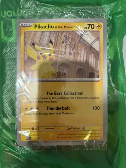 Pokemon x Natural History Museum Pikachu at the Museum Jumbo Promo Card - Image 1