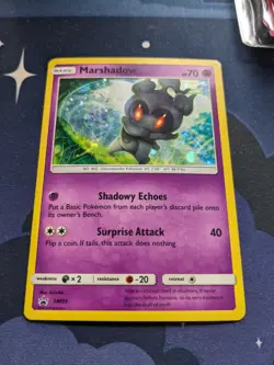 Marshadow SM93 Promo Pokemon Card TCG Holo Pokemon Trading Card Game Sun Moon NM - Image 2