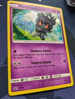Marshadow SM93 Promo Pokemon Card TCG Holo Pokemon Trading Card Game Sun Moon NM - Image 3