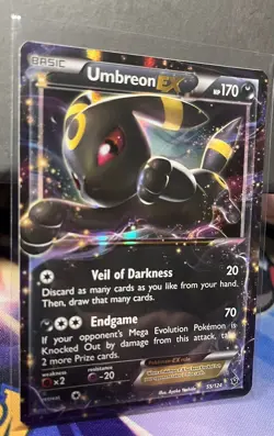 Pokemon TCG Umbreon-EX Fates Collide 55/124 Holo Holo Rare ex - Image 2