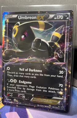 Pokemon TCG Umbreon-EX Fates Collide 55/124 Holo Holo Rare ex - Image 5