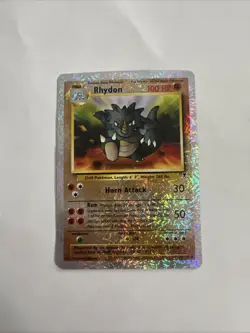 Pokemon TCG Rhydon 35/110 Legendary Collection Reverse Holo Rare - Image 1