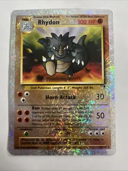 Pokemon TCG Rhydon 35/110 Legendary Collection Reverse Holo Rare - Image 2