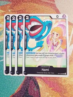Nami Playset - OP10-088 x4 - Royal Blood - One Piece TCG - English NM - Image 1