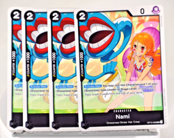 OP10-088 Nami (UC) Royal Blood One Piece CCG x4 Playset - Image 1