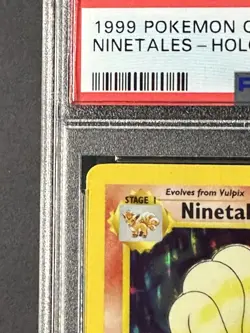 1999 Pokemon Base Set Unlimited Ninetales Holo PSA 9 Mint 12/102 - Image 2