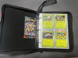 Pokemon Cards With Binder And New Pokemon Stellar Crown Pack. - Image 2