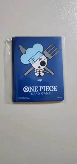 One Piece Card Game 10 Count Sleeves Sanji Jolly Roger - Image 1