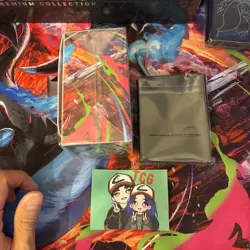 Pokemon Phantasmal Flames Mega Charizard X UPC Trading Card Sleeves and Deck Box - Image 3