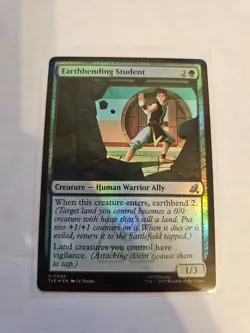Earthbending Student FOIL MTG Avatar: TLA Eternal-Legal Nm/M - Image 1