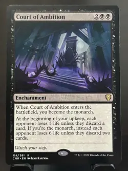 MTG Magic the Gathering Court of Ambition (114/794) Commander Legends - Image 1