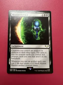 *** Biotransference *** Warhammer 40,000 NM MTG English - Image 1