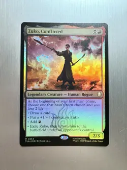 Zuko, Conflicted - 253 - MTG Avatar: The Last Airbender - Rare - FOIL - Image 1