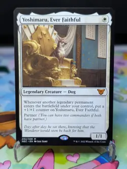 MTG Kamigawa Neon Dynasty- Yoshimaru, Ever Faithful 32 Regular LP - Image 1