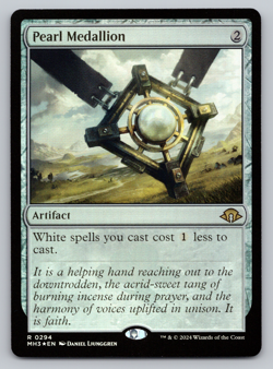 Pearl Medallion FOIL - Modern Horizons 3 MTG - Image 1