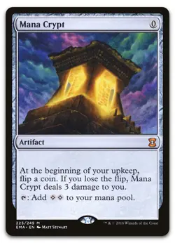 Mana Crypt #225 (NM) Eternal Masters EMA Magic MTG - Image 1