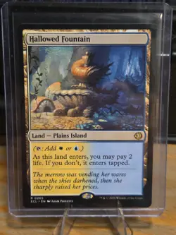 Magic The Gathering - Hallowed Fountain Lorwyn Eclipsed Regular Rare - Image 1