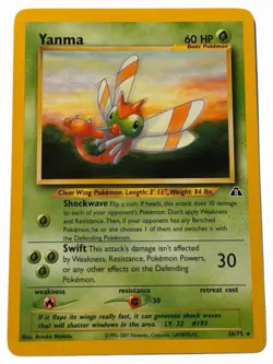 Yanma - 36/75 Neo Discovery 2001 - WOTC Pokemon TCG - Image 1
