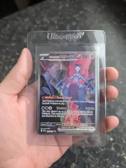 Pokemon TCG - Team Rocket's Mewtwo ex 231/182 Destined Rivals - Image 1