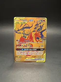 Reshiram & Charizard GX SM247 - Tag Team Black Star Promo Pokemon TCG MP - Image 1