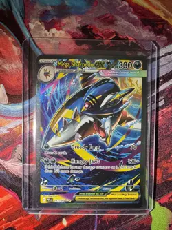 Mega Sharpedo ex 127/094 SIR Pokemon Phantasmal Flames NM - Image 1