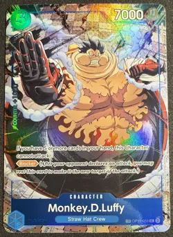 Monkey.D.Luffy TR Op11-058 One Piece Carrying On His Will English TCG NM - Image 1