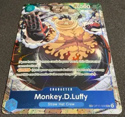Monkey.D.Luffy TR Op11-058 One Piece Carrying On His Will English TCG NM - Image 4