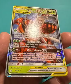 Pokemon TCG - Pheromosa & Buzzwole GX - Unbroken Bonds 1/214 Full Art ENGLISH NM - Image 3