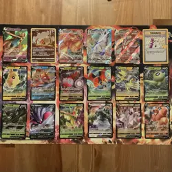 Pokemon TCG Card Lot (18) Sword & Shield Era Holo Rare - V , VMAX , Trainer - Image 1