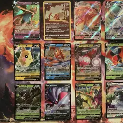 Pokemon TCG Card Lot (18) Sword & Shield Era Holo Rare - V , VMAX , Trainer - Image 2