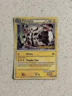 Electivire 20/102 Holo Stamped PRERELEASE 2010 HGSS Triumphant Pokemon Card NM - Image 1