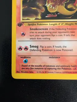 Magmar 39/62 First Edition Pokemon Card Fossil - Image 5