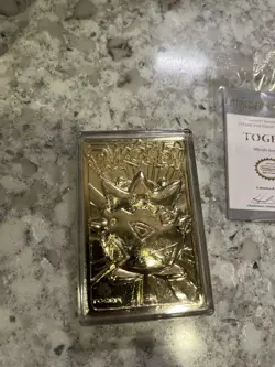 1999 Nintendo Pokemon Togepi Burger King23k Gold Plated Trading Card,Certificate - Image 2