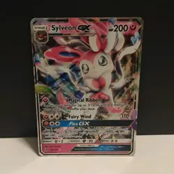 Pokemon TCG Sylveon GX Sm-Guardians Rising 92/145 Full Art Ultra Rare Holo 200HP - Image 1
