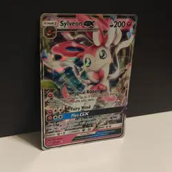 Pokemon TCG Sylveon GX Sm-Guardians Rising 92/145 Full Art Ultra Rare Holo 200HP - Image 2