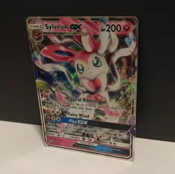 Pokemon TCG Sylveon GX Sm-Guardians Rising 92/145 Full Art Ultra Rare Holo 200HP - Image 3