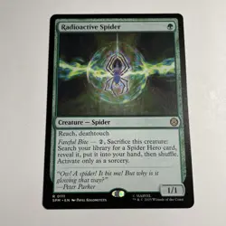 MTG Universes Beyond: Spider-man Radioactive Spider 0111 NM Rare - Image 1