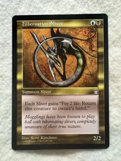 MTG - Hibernation Sliver - NM+ / Never Played - Stronghold - Uncommon - EN - Reg - Image 1