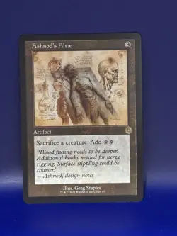 Ashnod's Altar Schematic MTG The Brothers' War: Retro Frame Artifacts Rare 67 NM - Image 1