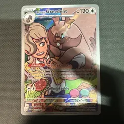 Arven's Greedent 205/182 Illustration Rare (IR) - Pokemon Destined Rivals NM - Image 1