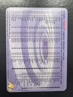 Pokemon Dark Raichu Legendary Collection Reverse Holo S3/S4 Box Topper - Image 3