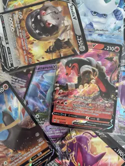 Pokemon TCG Lot Of 10 Official Pokemon V (Ultra Rare): Lightly Played - Image 1