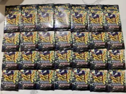 Pokemon Crown Zenith Booster Pack Lot - 28 Packs, 280 Cards, English - Image 1