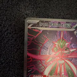 Pokemon Iron Valiant ex Special Illustration Rare Holo Sv: Prismatic Evolutions. - Image 4