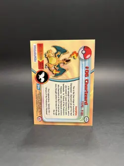 1999 Topps Pokemon TCG Charizard #06 Non-Holo TV Series 1 Blue Logo - Image 2