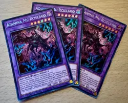 Yu-Gi-Oh! TCG 3x Azamina Mu Rcielago 25LP-EN011 Secret Rare WC2025 - Playset - Image 1