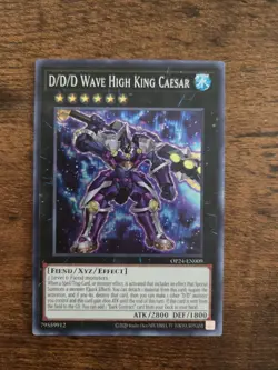Yugioh D/D/D Wave High King Caesar OP24-EN009 Super Rare 1st Ed NM - Image 1